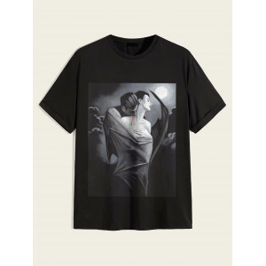 Tricou Dracula cu o victimă